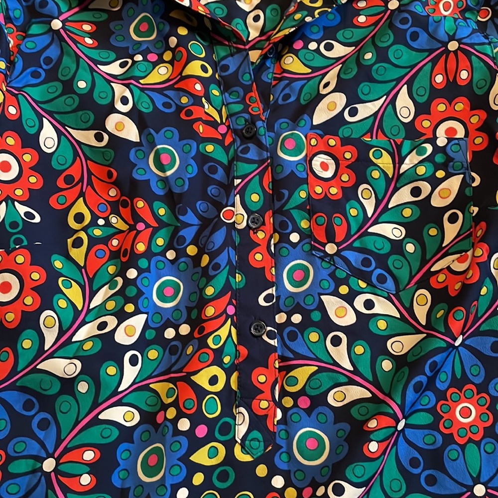 Fun pattern Merona top - Picture 3 of 3